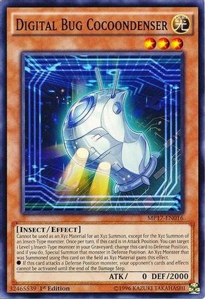 Digital Bug Cocoondenser (MP17-EN016) - 2017 Mega-Tins Mega Pack 1st Edition - Premium Yugioh Single from Konami - Just $0.25! Shop now at Game Crave Tournament Store