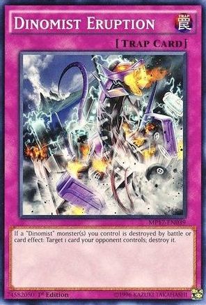 Dinomist Eruption (MP17-EN039) - 2017 Mega-Tins Mega Pack 1st Edition - Premium Yugioh Single from Konami - Just $0.25! Shop now at Game Crave Tournament Store