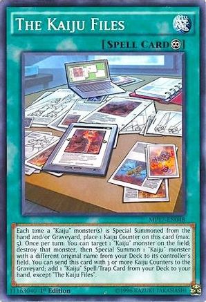 The Kaiju Files (MP17-EN048) - 2017 Mega-Tins Mega Pack 1st Edition - Premium Yugioh Single from Konami - Just $0.25! Shop now at Game Crave Tournament Store
