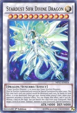 Stardust Sifr Divine Dragon (MP17-EN054) - 2017 Mega-Tins Mega Pack 1st Edition - Premium Yugioh Single from Konami - Just $8.95! Shop now at Game Crave Tournament Store