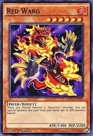 Red Warg (MP17-EN069) - 2017 Mega-Tins Mega Pack 1st Edition - Premium Yugioh Single from Konami - Just $0.25! Shop now at Game Crave Tournament Store