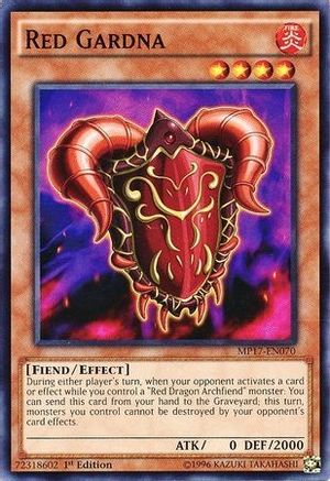 Red Gardna (MP17-EN070) - 2017 Mega-Tins Mega Pack 1st Edition - Premium Yugioh Single from Konami - Just $0.30! Shop now at Game Crave Tournament Store