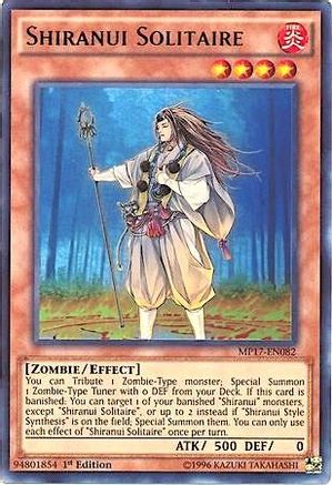 Game Crave Tournament Store - Shiranui Solitaire (MP17-EN082) - 2017 Mega-Tins Mega Pack 1st Edition Game Crave Tournament Store - Shiranui Solitaire (MP17-EN082) - 2017 Mega-Tins Mega Pack 1st Edition
