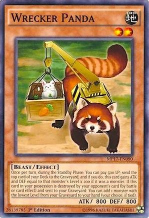 Wrecker Panda (MP17-EN090) - 2017 Mega-Tins Mega Pack 1st Edition - Premium Yugioh Single from Konami - Just $0.23! Shop now at Game Crave Tournament Store