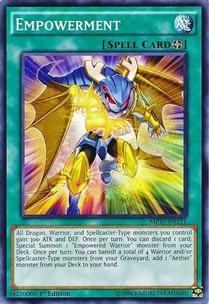Empowerment (MP17-EN121) - 2017 Mega-Tins Mega Pack 1st Edition - Premium Yugioh Single from Konami - Just $0.25! Shop now at Game Crave Tournament Store