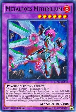 Metalfoes Mithrilium (MP17-EN148) - 2017 Mega-Tins Mega Pack 1st Edition - Premium Yugioh Single from Konami - Just $0.25! Shop now at Game Crave Tournament Store
