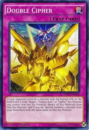 Double Cipher (MP17-EN158) - 2017 Mega-Tins Mega Pack 1st Edition - Premium Yugioh Single from Konami - Just $0.25! Shop now at Game Crave Tournament Store
