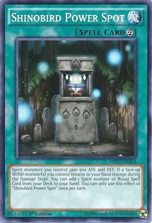 Shinobird Power Spot (MP17-EN214) - 2017 Mega-Tins Mega Pack 1st Edition - Premium Yugioh Single from Konami - Just $0.08! Shop now at Game Crave Tournament Store