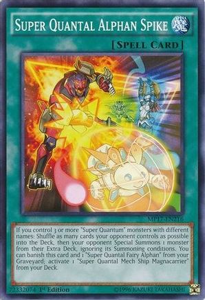 Super Quantal Alphan Spike (MP17-EN216) - 2017 Mega-Tins Mega Pack 1st Edition - Premium Yugioh Single from Konami - Just $0.33! Shop now at Game Crave Tournament Store