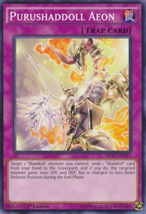 Purushaddoll Aeon (MP17-EN227) - 2017 Mega-Tins Mega Pack 1st Edition - Premium Yugioh Single from Konami - Just $0.27! Shop now at Game Crave Tournament Store