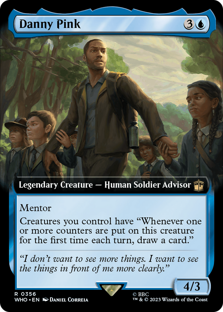 Danny Pink (WHO-356) - Doctor Who: (Extended Art) Foil - Premium MTG Single from Wizards of the Coast - Just $8.49! Shop now at Game Crave Tournament Store