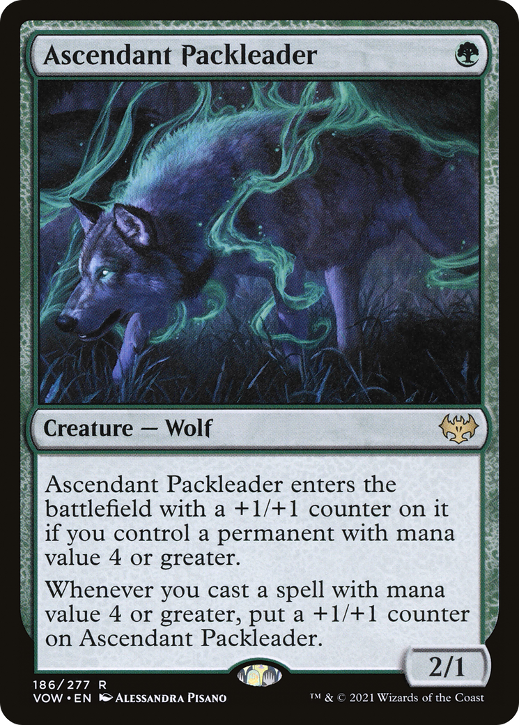 Ascendant Packleader (VOW-186) - Innistrad: Crimson Vow - Premium MTG Single from Wizards of the Coast - Just $0.25! Shop now at Game Crave Tournament Store