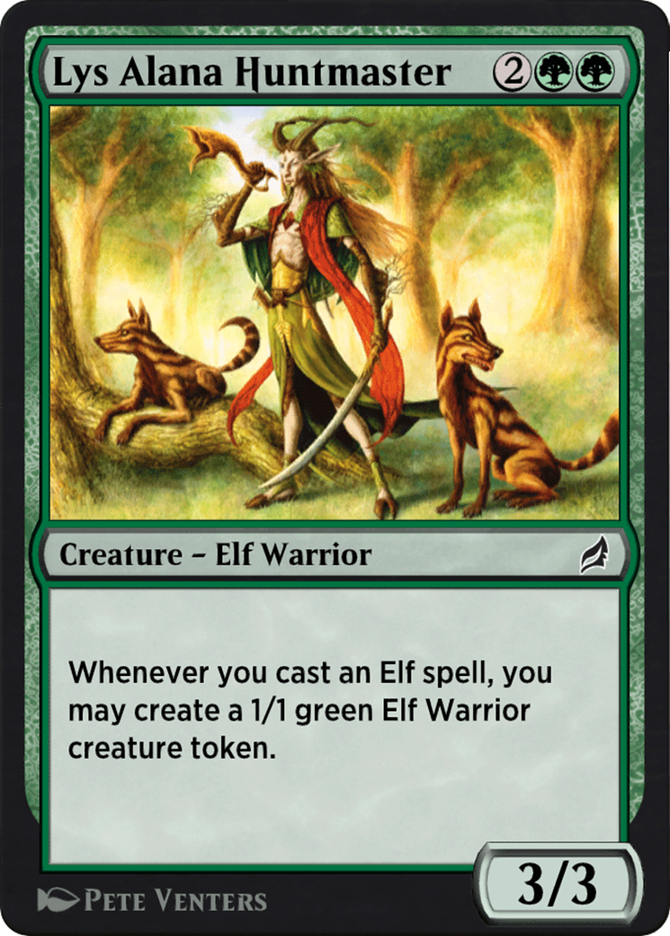 Lys Alana Huntmaster (HA4-015) - Historic Anthology 4 - Premium MTG Single from Wizards of the Coast - Just $0! Shop now at Game Crave Tournament Store