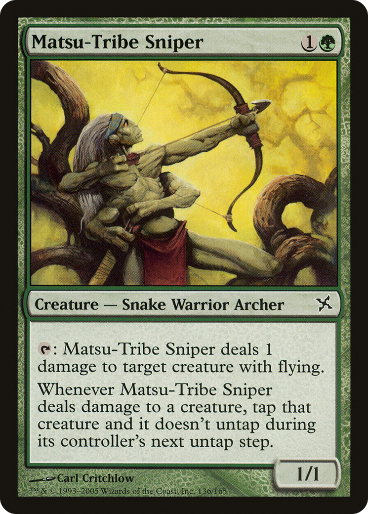 Matsu-Tribe Sniper (BOK-136) - Betrayers of Kamigawa - Premium MTG Single from Wizards of the Coast - Just $0.25! Shop now at Game Crave Tournament Store