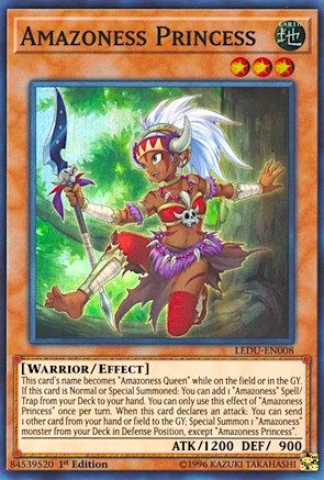 Amazoness Princess (LEDU-EN008) - Legendary Duelists 1st Edition - Premium Yugioh Single from Konami - Just $1.80! Shop now at Game Crave Tournament Store