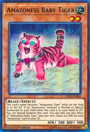 Amazoness Baby Tiger (LEDU-EN009) - Legendary Duelists 1st Edition - Premium Yugioh Single from Konami - Just $2.58! Shop now at Game Crave Tournament Store