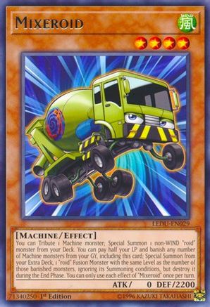Mixeroid (LEDU-EN029) - Legendary Duelists 1st Edition - Premium Yugioh Single from Konami - Just $0.25! Shop now at Game Crave Tournament Store