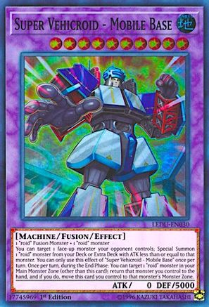 Super Vehicroid - Mobile Base (LEDU-EN030) - Legendary Duelists 1st Edition - Premium Yugioh Single from Konami - Just $0.21! Shop now at Game Crave Tournament Store
