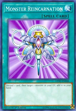 Monster Reincarnation (LEDU-EN048) - Legendary Duelists 1st Edition - Premium Yugioh Single from Konami - Just $0.26! Shop now at Game Crave Tournament Store