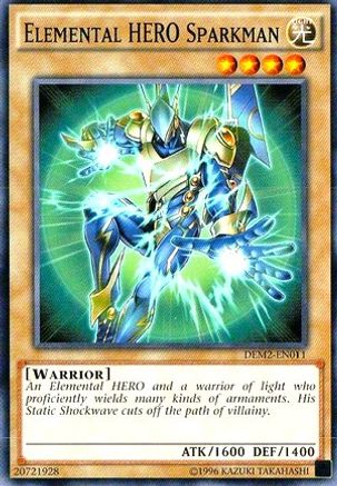 Elemental HERO Sparkman (DEM2-EN011) - Demo Deck 2015 Unlimited - Premium Yugioh Single from Konami - Just $0.26! Shop now at Game Crave Tournament Store