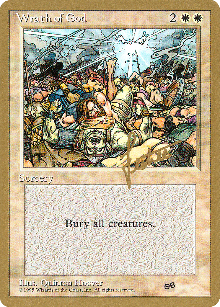 Wrath of God (PTC-BL58SB) - Pro Tour Collector Set - Premium MTG Single from Wizards of the Coast - Just $2.87! Shop now at Game Crave Tournament Store