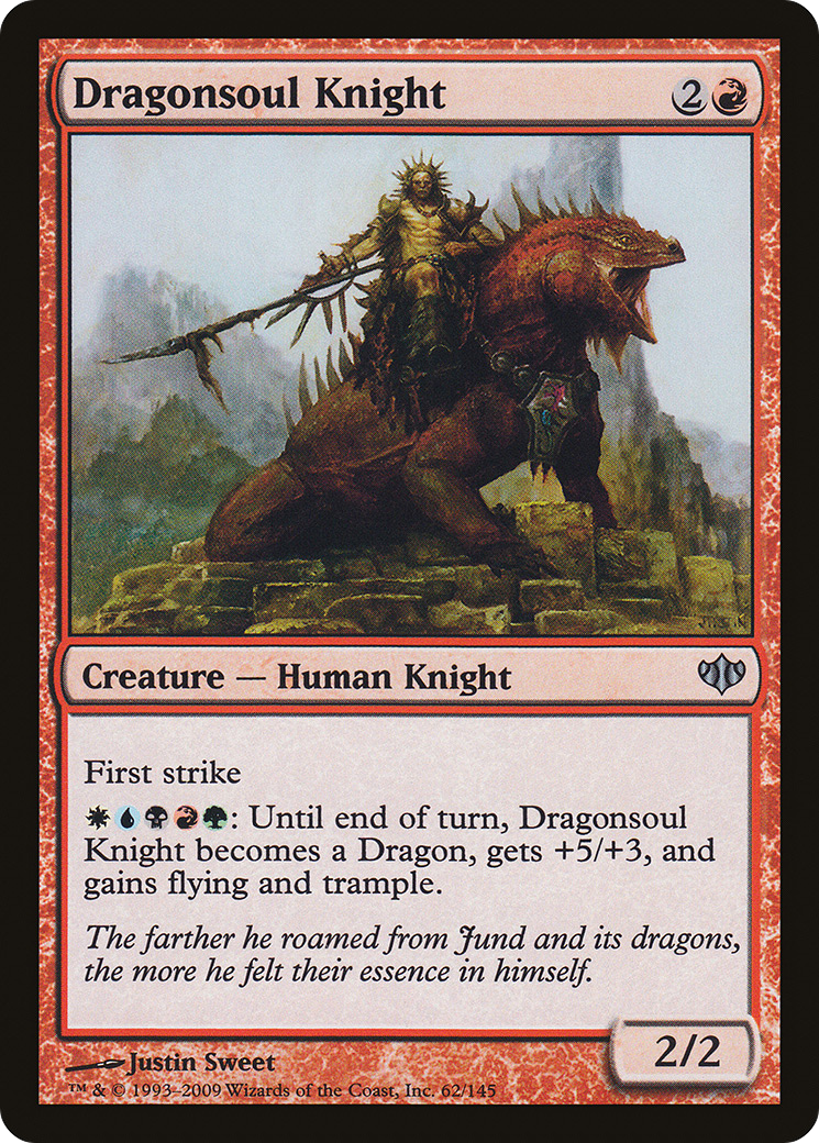 Dragonsoul Knight (CON-062) - Conflux - Premium MTG Single from Wizards of the Coast - Just $0.25! Shop now at Game Crave Tournament Store