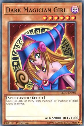 Dark Magician Girl (LEDD-ENA02) - Legendary Dragon Decks 1st Edition - Premium Yugioh Single from Konami - Just $0.54! Shop now at Game Crave Tournament Store