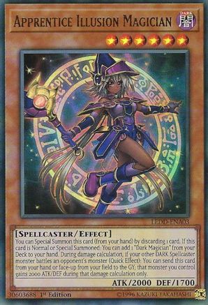 Apprentice Illusion Magician (LEDD-ENA03) - Legendary Dragon Decks 1st Edition - Premium Yugioh Single from Konami - Just $0.98! Shop now at Game Crave Tournament Store
