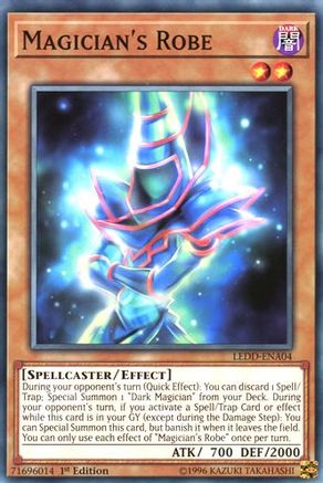 Magician's Robe (LEDD-ENA04) - Legendary Dragon Decks 1st Edition - Premium Yugioh Single from Konami - Just $0.25! Shop now at Game Crave Tournament Store