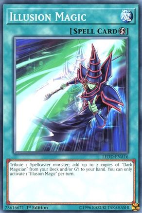 Illusion Magic (LEDD-ENA16) - Legendary Dragon Decks 1st Edition - Premium Yugioh Single from Konami - Just $0.26! Shop now at Game Crave Tournament Store