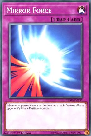 Mirror Force (LEDD-ENA32) - Legendary Dragon Decks 1st Edition - Premium Yugioh Single from Konami - Just $1.06! Shop now at Game Crave Tournament Store