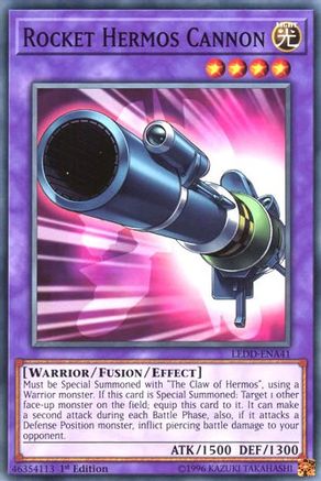 Rocket Hermos Cannon (LEDD-ENA41) - Legendary Dragon Decks 1st Edition - Premium Yugioh Single from Konami - Just $0.08! Shop now at Game Crave Tournament Store