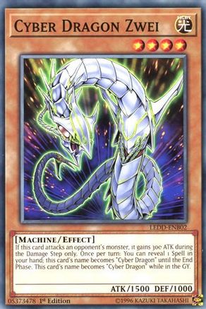 Cyber Dragon Zwei (LEDD-ENB02) - Legendary Dragon Decks 1st Edition - Premium Yugioh Single from Konami - Just $0.25! Shop now at Game Crave Tournament Store