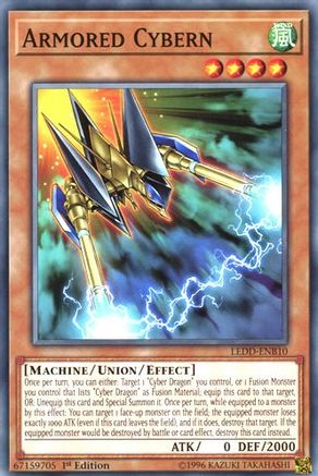 Armored Cybern (LEDD-ENB10) - Legendary Dragon Decks 1st Edition - Premium Yugioh Single from Konami - Just $0.08! Shop now at Game Crave Tournament Store