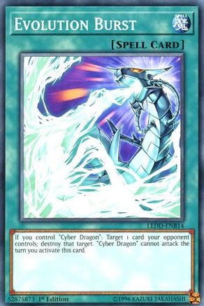 Evolution Burst (LEDD-ENB14) - Legendary Dragon Decks 1st Edition - Premium Yugioh Single from Konami - Just $0.25! Shop now at Game Crave Tournament Store
