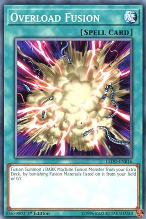 Overload Fusion (LEDD-ENB16) - Legendary Dragon Decks 1st Edition - Premium Yugioh Single from Konami - Just $0.25! Shop now at Game Crave Tournament Store