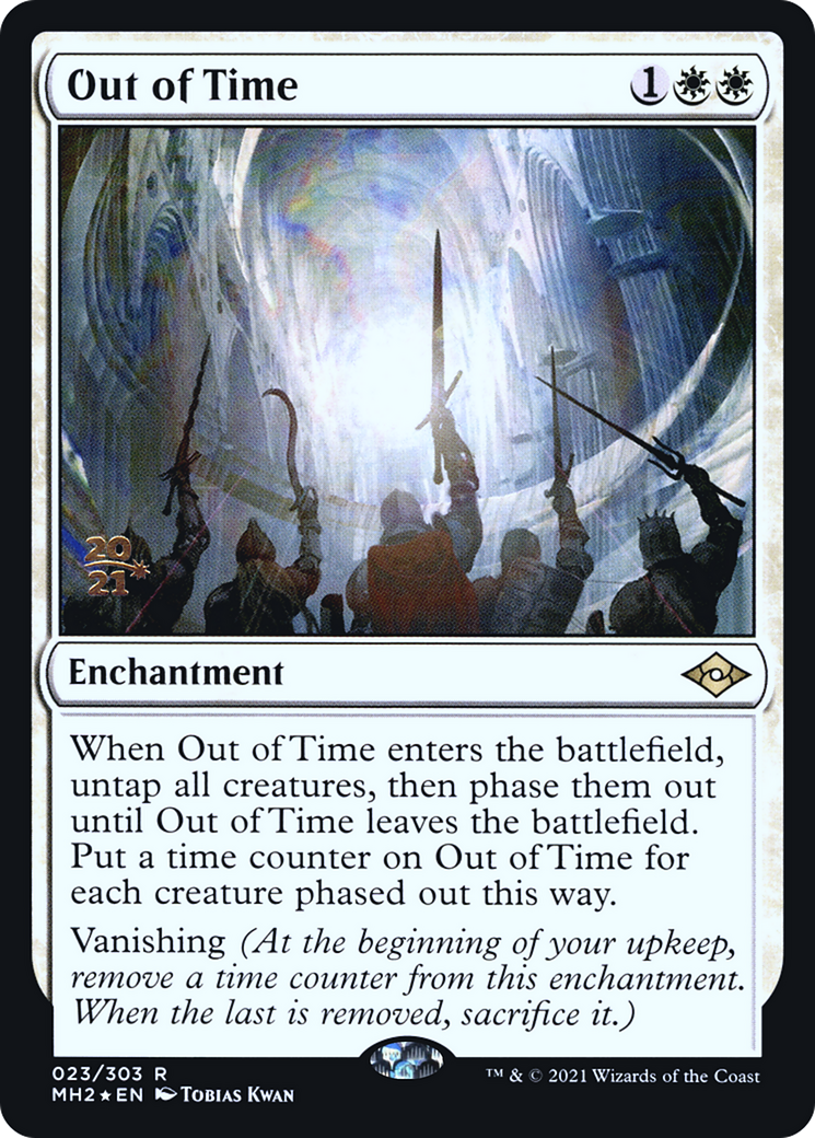 Out of Time (PMH2-23S) - Modern Horizons 2 Promos Foil - Premium MTG Single from Wizards of the Coast - Just $0.49! Shop now at Game Crave Tournament Store