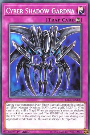Cyber Shadow Gardna (LEDD-ENB21) - Legendary Dragon Decks 1st Edition - Premium Yugioh Single from Konami - Just $0.24! Shop now at Game Crave Tournament Store