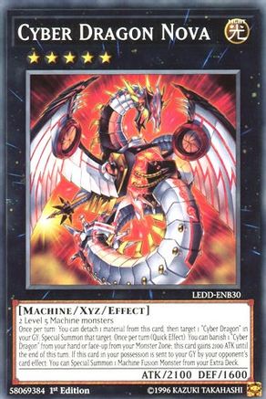 Cyber Dragon Nova (LEDD-ENB30) - Legendary Dragon Decks 1st Edition - Premium Yugioh Single from Konami - Just $2.86! Shop now at Game Crave Tournament Store