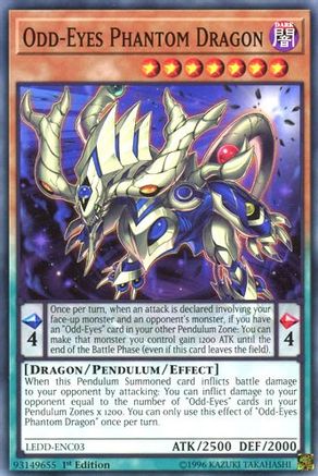 Odd-Eyes Phantom Dragon (LEDD-ENC03) - Legendary Dragon Decks 1st Edition - Premium Yugioh Single from Konami - Just $0.10! Shop now at Game Crave Tournament Store