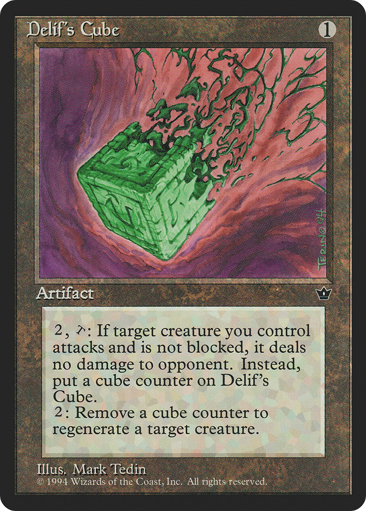 Delif's Cube (FEM-085) - Fallen Empires - Premium MTG Single from Wizards of the Coast - Just $0.55! Shop now at Game Crave Tournament Store