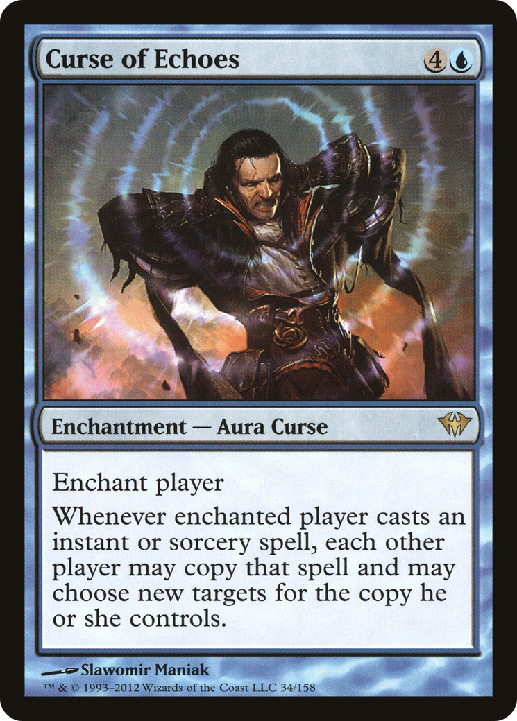 Curse of Echoes (DKA-034) - Dark Ascension - Premium MTG Single from Wizards of the Coast - Just $0.08! Shop now at Game Crave Tournament Store