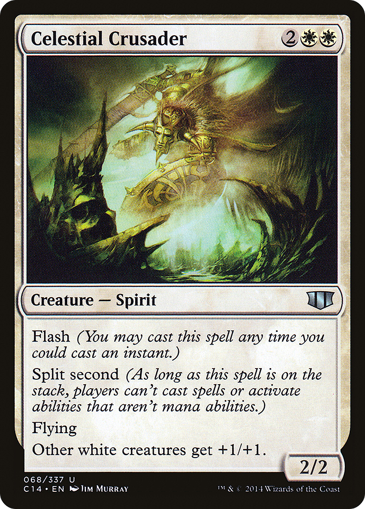 Celestial Crusader (C14-068) - Commander 2014 - Premium MTG Single from Wizards of the Coast - Just $0.08! Shop now at Game Crave Tournament Store