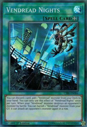 Vendread Nights (CIBR-EN084) - Circuit Break 1st Edition - Premium Yugioh Single from Konami - Just $0.25! Shop now at Game Crave Tournament Store
