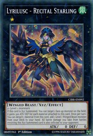 Lyrilusc - Recital Starling (CIBR-EN092) - Circuit Break Unlimited - Premium Yugioh Single from Konami - Just $0.25! Shop now at Game Crave Tournament Store