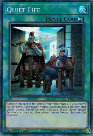 Quiet Life (CIBR-EN096) - Circuit Break Unlimited - Premium Yugioh Single from Konami - Just $0.25! Shop now at Game Crave Tournament Store