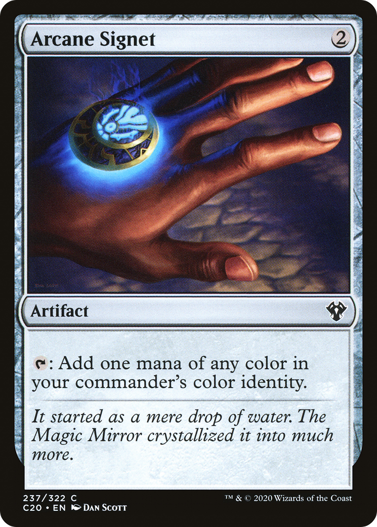 Arcane Signet (C20-237) - Commander 2020 - Premium MTG Single from Wizards of the Coast - Just $0.12! Shop now at Game Crave Tournament Store