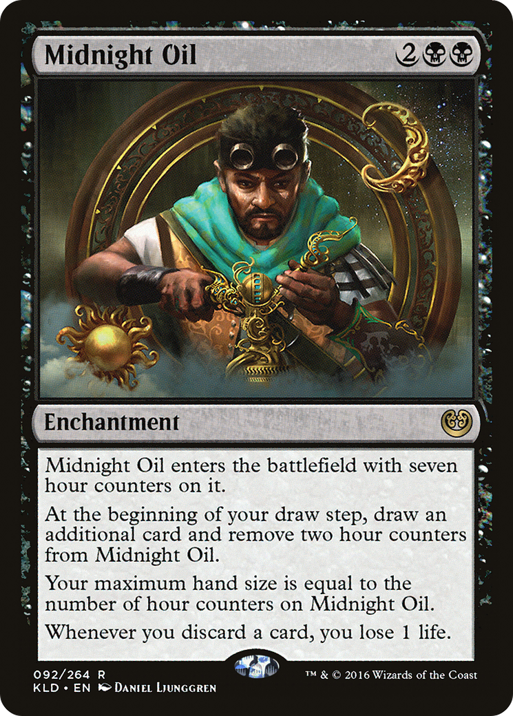 Midnight Oil (KLD-092) - Kaladesh - Premium MTG Single from Wizards of the Coast - Just $0.08! Shop now at Game Crave Tournament Store