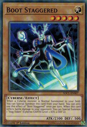 Boot Staggered (SDCL-EN007) - Structure Deck: Cyberse Link 1st Edition - Premium Yugioh Single from Konami - Just $0.23! Shop now at Game Crave Tournament Store
