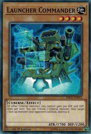 Launcher Commander (SDCL-EN012) - Structure Deck: Cyberse Link 1st Edition - Premium Yugioh Single from Konami - Just $0.25! Shop now at Game Crave Tournament Store